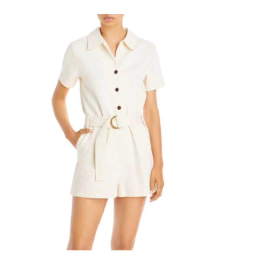 Charlie Holiday denim short romper
